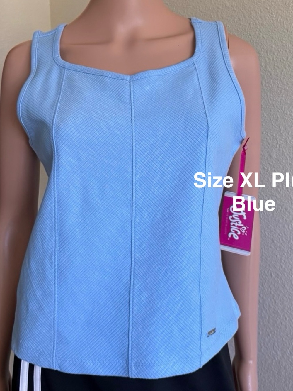 Justice Sport Girls Baselayer Rib Tank